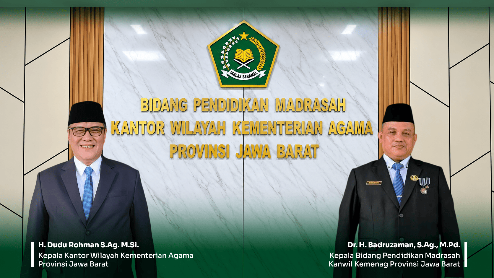 Suasana kegiatan belajar di madrasah